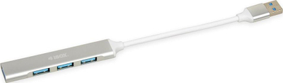 USB-разгранувач iBOX IUH3FAS, 4 порти, USB 3.0, сребрен