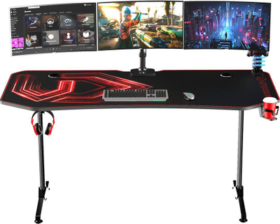 Tavolinë Ultradesk Frag XXL, e kuqe/zezë