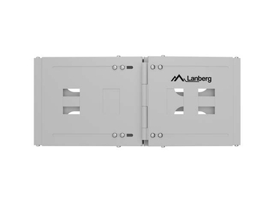 Mbajtës muri rack 19" Lanberg UCHWYT ŚCIENNY, 4U, 497x400/240 mm, gri