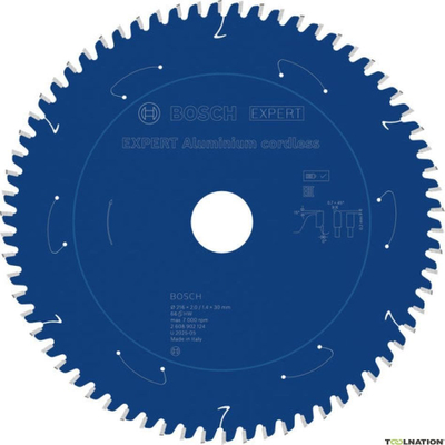 Teh rrethor Bosch EXPERT Aluminium 2608902124, 216mm, 66 dhëmbë, për sharra pa kabllo