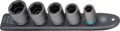 Set koka goditëse HAZET SmartRail 900S SR/5, 1/2", 5 copë, i zi