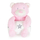 Set batanije dhe pelush Cangaroo Rory Bear, rozë