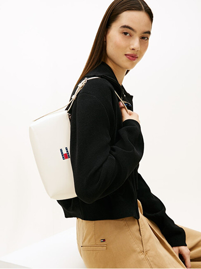 Çantë për femra Tommy Hilfiger Tommy Jeans, bezhë