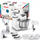 Robot kuzhine Bosch MUM Serie 2 MUMS2EW30, 700W, tas inoksi 3.8L, i bardhë