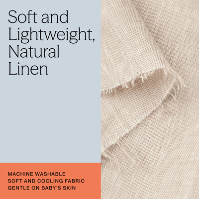 Mbajtëse bebe Ergobaby Omni Deluxe Linen, ergonomike, liri natyral, bezhë