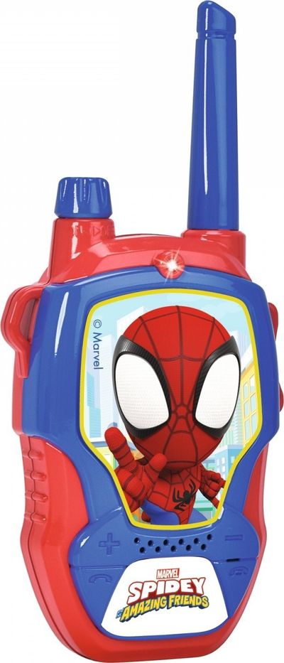 Lodër walkie talkie Simba Spidey 203222000, set për fëmijë, me dizajn Spider Man, shumëngjyrëshe
