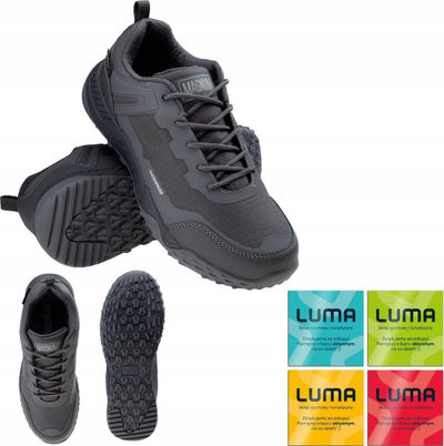 Atlete për burra Magnum Bondsteel Low WP CM 92800346458, që s’i hyn uji, me taban gome antirrëshqitës, gri e errët