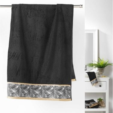 Peshqir Douceur d’Interieur Orbella, 90x150 cm, pambuk, i zi