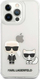 Mbulesë telefoni Karl Lagerfeld Ikonik për iPhone 13 Pro, PC TPU, transparente