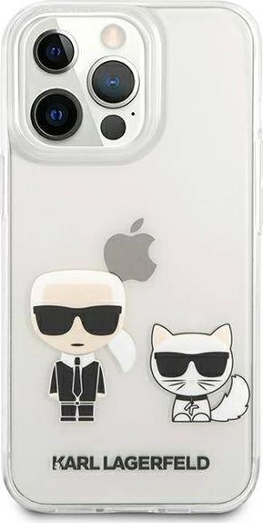 Mbulesë telefoni Karl Lagerfeld Ikonik për iPhone 13 Pro, PC TPU, transparente