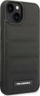 Futrollë Karl Lagerfeld Puffy Elongated Logo për iPhone 14, lëkurë e vërtetë, transparente