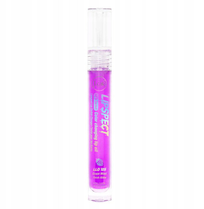 Lip gloss J.Cat Lipspect LLL105 Grape Mind Think Alive, me efekt që i ndërron ngjyra, me vaj argani