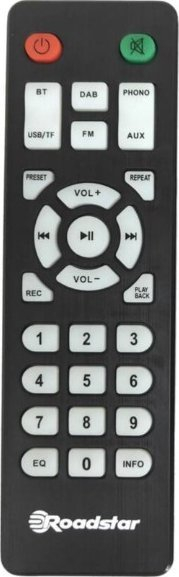 Gramafon Roadstar TTR-8850ED+BT, DAB+ FM, Bluetooth, dru i errët