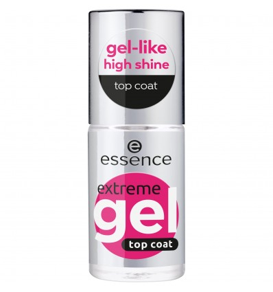 Shtresë e sipërme Essence Top coat Gel Extreme, 01 Gloss To Go, 8 ml