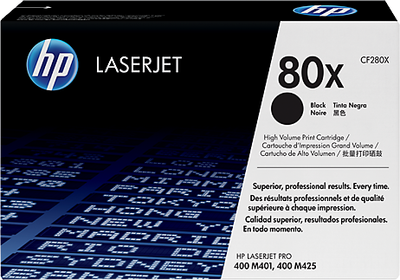 Toner për printues HP 80X, i zi, CF280X