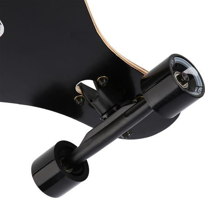 Longboard Nils Wooden, kushineta ABEC 7, rrota PU 85A, i zi