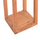 Fanar dekorativ tavoline FENT HM4583, dru teak, 15x15x30 cm, ngjyrë natyrale