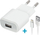 Karikues USB Forever 1A me kabllo Lightning, 1x USB, 1.2m, i bardhë