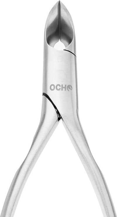 Kapëse pedikyr Ocho CNO32, profesionale, 12.5cm, çelik inoks, ngjyrë argjendi