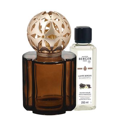 Set aromatik Maison Berger Paris, llambë katalitike 342 ml + mbushje për llambë katalitike Magnificent Vanilla 250 ml