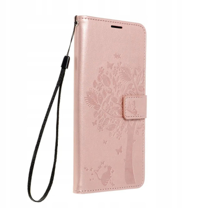 Futrollë libri Forcell OEM MEZZO për iPhone 13, eco-leather, me xhepa, rozë
