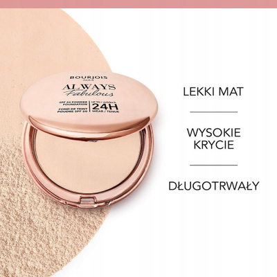 Pudër kompakte Bourjois Always Fabulous Powder Foundation 125, SPF 20, 7 g