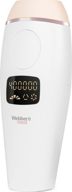 Epilator me dritë pulsante Webber IPL S5, ekran digjital, 400000 pulsime, i bardhë