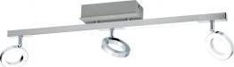 Llambë tavani EGLO Cardillo LED, me 3 spote, metal, krom