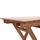 Tavolinë kopshti HEIDEL HM18121, katrore, dru teak, 60x60x75 cm, ngjyrë natyrale