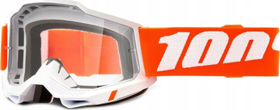 Syze motokrosi 100% Accuri 2 Sevastopol, xham i tejdukshëm anti fog, rrip 45mm me silikon