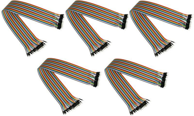 Set kabllo jumper Kabelmeister, 40 pin plug plug, 5 copë, 20cm
