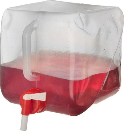 Enë palosëse RedCliffs, 5L, plastike transparente, me rubinet