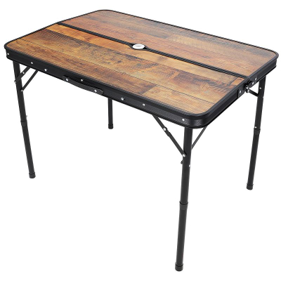 Set tavoline kampingu Enero Camp, palosëse 90x60x70 cm, 2 banka 87x23x39 cm, ngjyrë druri