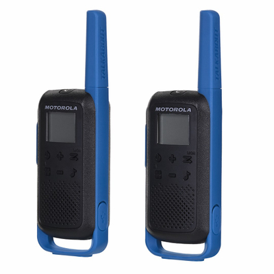 Radiolidhje Motorola TLKR T62, set 2 copë, USB, blu