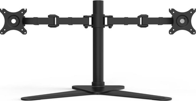 Mbajtëse tavoline për dy monitorë Ergosolid NF22, 10\"-30\", deri 20 kg, e zezë
