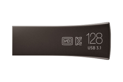 USB flash Samsung Bar Plus, 128GB, USB 3.1 Gen1, gri titan