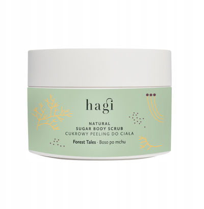 Scrub trupi Hagi Boso Po Mchu, peeling me sheqer, 200g