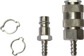 Set për montim tubash Stanley, Ø6mm, metal, ngjyrë argjendi