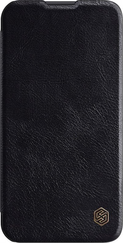 Kllëf telefoni Nillkin Qin Book PRO për iPhone 14, lëkurë PU, me xhep karte, ngjyrë e zezë
