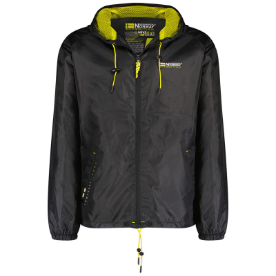Јакна Geographical Norway Boat DB 044 M, водоотпорна, со капулич, црна