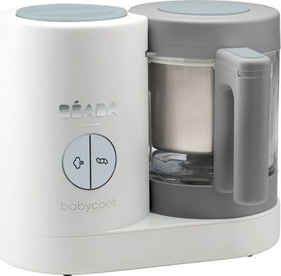 Blender avulli për bebe Beaba Babycook Neo, 1250ml, 2 në 1, gri e bardhë
