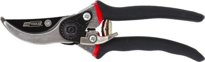Gërshërë krasitje AWTools AW63002, tehe PTFE, dorezë e rehatshme, gri