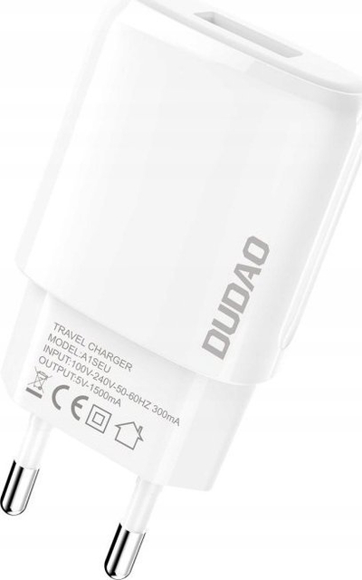 Karikues muri Dudao A1sEUL, 7.5W, me kabllo USB Lightning 1m, i bardhë