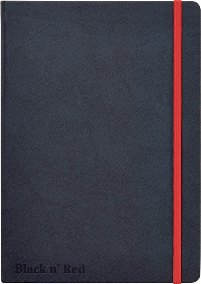 Ditar Black n' Red A5, 144 faqe, me vija, i zi kuqe