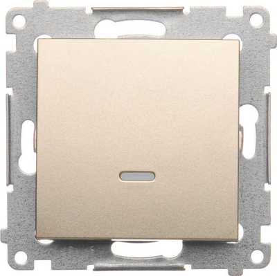 Kornizë prize Kontakt-Simon, 10 AX, 250 V, IP20/IP44, e artë
