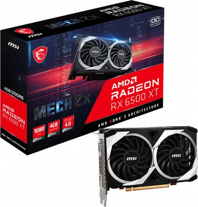 Kartë grafike MSI Radeon RX 6500 XT, 4GB