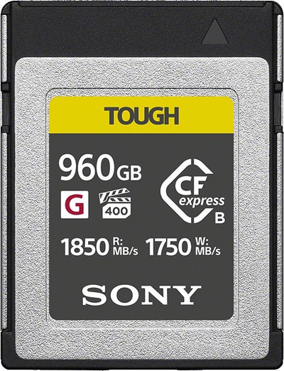 Kartë memorie Sony CEB G Series CEB G960T, CFexpress Type B, 960GB