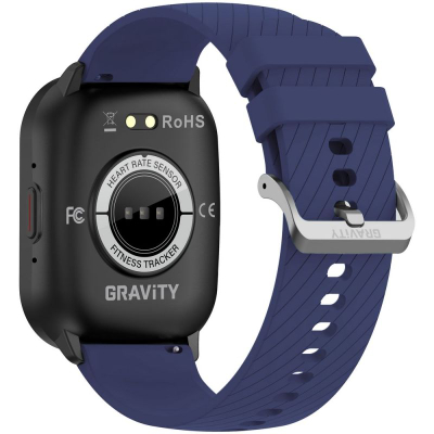 Orë e mençme Gravity GT43 5, 2.01", Bluetooth, blu me të zezë