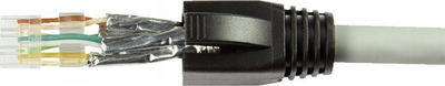 Konektor rrjeti LogiLink MP0070 RJ45 Cat.6A, 10 Gbps, ngjyrë argjendi
