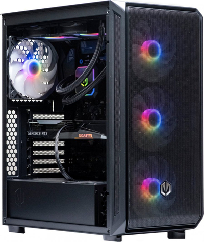 Kompjuter gaming Game X i frymëzum nga ENDORFY ARGB G500, Core i7-12700KF, 32GB RAM, RTX 4060 Ti, 1TB SSD, i zi
